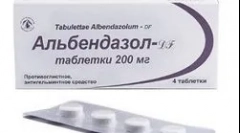 Priprema albendazole iz parazita